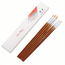 7pcs Nylon Hair Linen Rod Hand painted Hook Line Pen Nail Art Pen Edge Drawing Pen Painting Pen For Kids Teens Adults