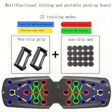 Push up Board Chest Muscle Exercise Artifact functional Trainer Push up Fitness Board Foldable functional 20 in 1 Trainer Fitness Equipment Push up St