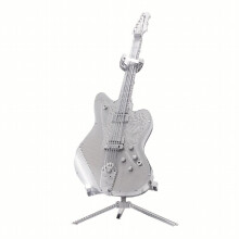 Lead Guitar 3D Metal Puzzle Building Blocks Kits DIY Mecha For Teens Hobbies Toys Great