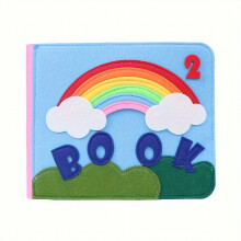 3D Baby Story Cloth Book Early Education Book Washable Toddlers Busy Board Early Learning Education Habits Knowledge Develop Toys Travel Toys For Boys