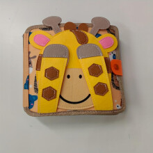 Little Fawn Busy Board Montessori Toys For Toddlers Girls And Boys Child Educational Preschool Sensory Book For Airplane And Car Travel Christmas Birt
