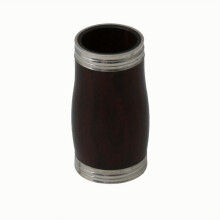 1pc High Ebony Clarinet Two section Tuning Tube With Metal Ring 60mm