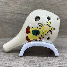 Zodiac Dog Cartoon Series 6 hole AC Ocarina Long mouthed Beginner Students Intangible Cultural Heritage