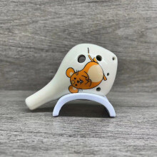 Zodiac Cartoon Series 6 holes AC Ocarina Long mouthed Beginner Students Intangible Cultural Heritage