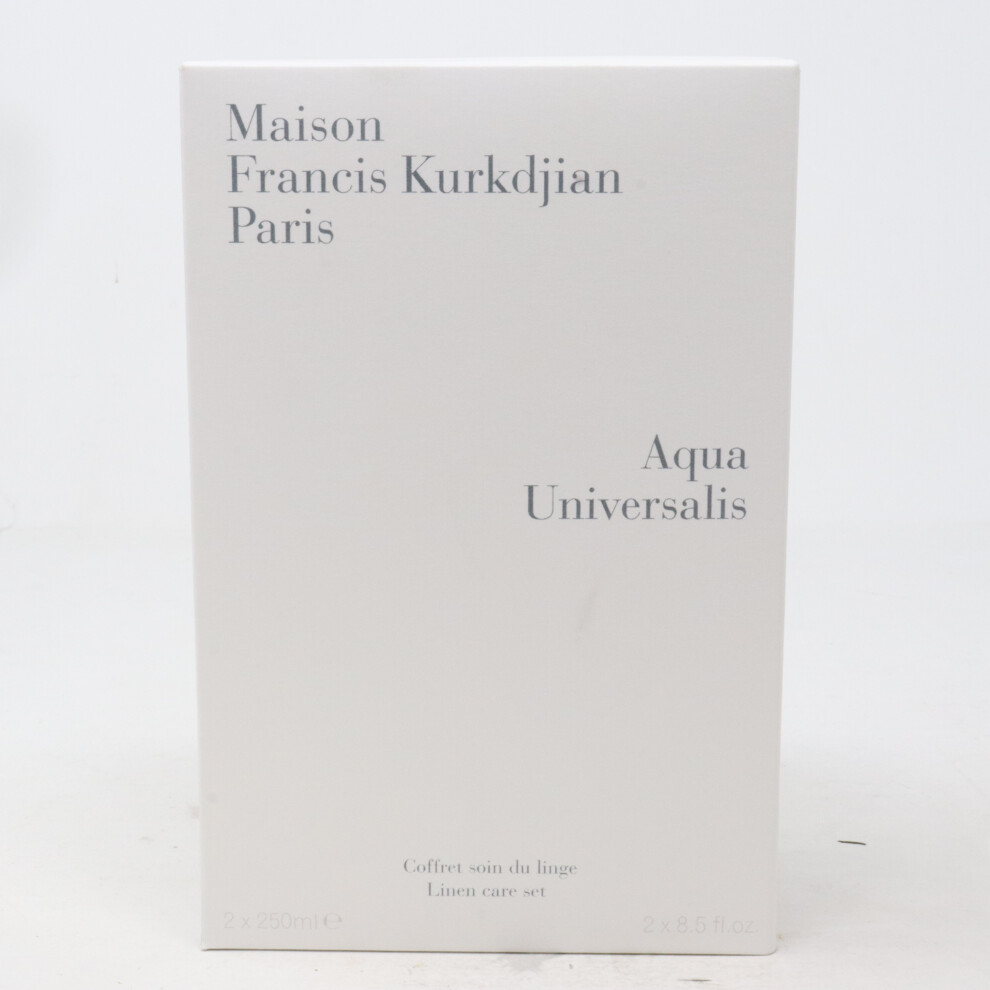 Maison Francis Kurkdjian Aqua Universalis Linen Care Set  2x8.5oz/ New With Box