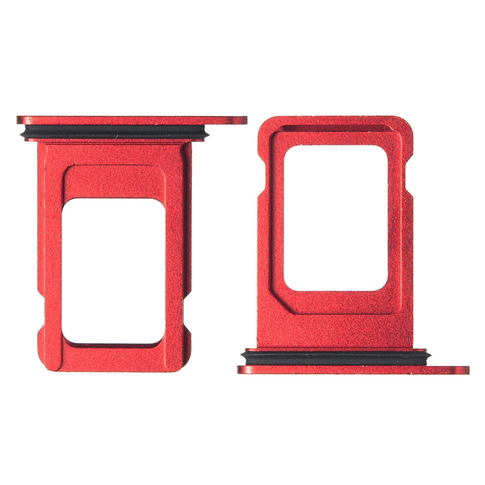Sim Tray Compatible With Iphone 13 In Red 7865575400418
