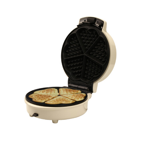 EMtronics EMtronics Waffle Maker Non-Stick - Cream