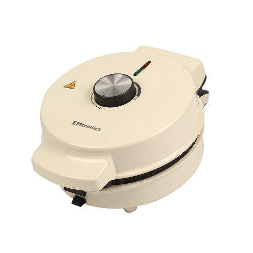 EMtronics EMtronics Waffle Maker Non-Stick - Cream 1