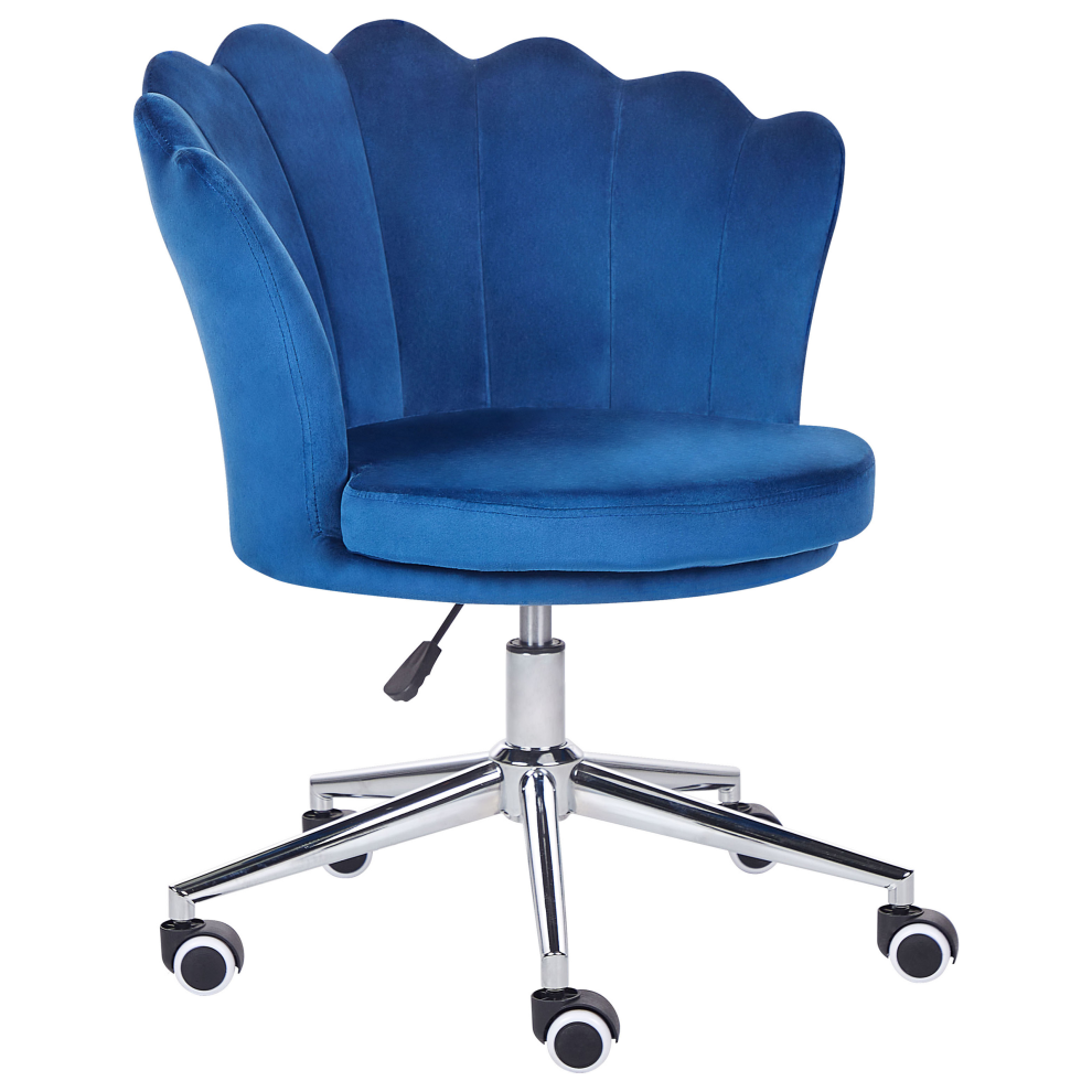 Desk Chair Swivel MONTICELLO Velvet Blue