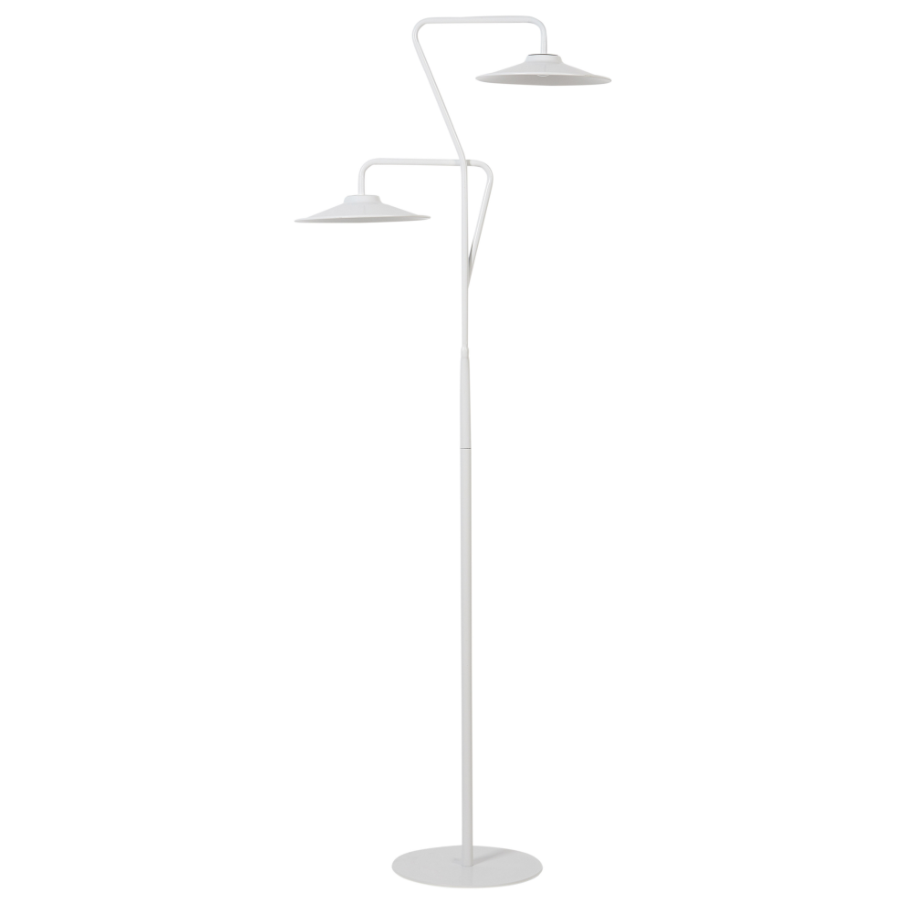 LED Floor Lamp GALETTI Metal White