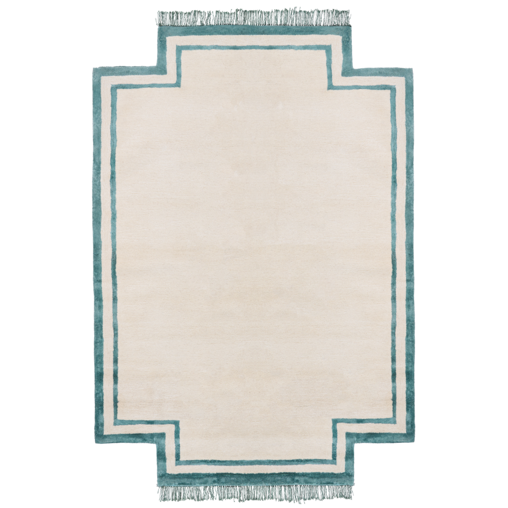 Rug BERWARI Light Beige 160 x 230 cm Viscose