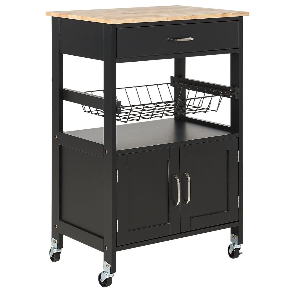 Kitchen Trolley LUGO Black