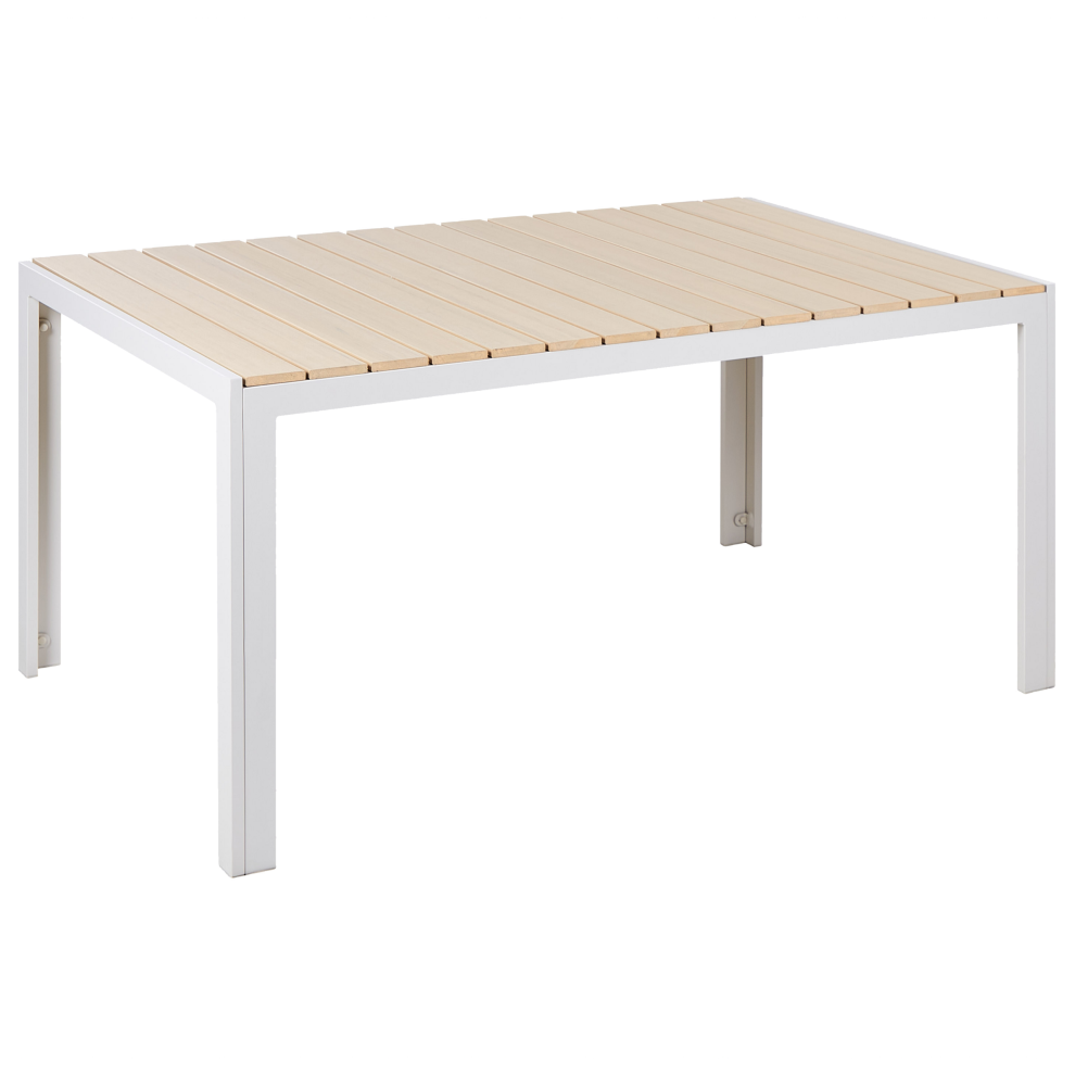 Garden Dining Table COMO 150 cm 90 cm Beige