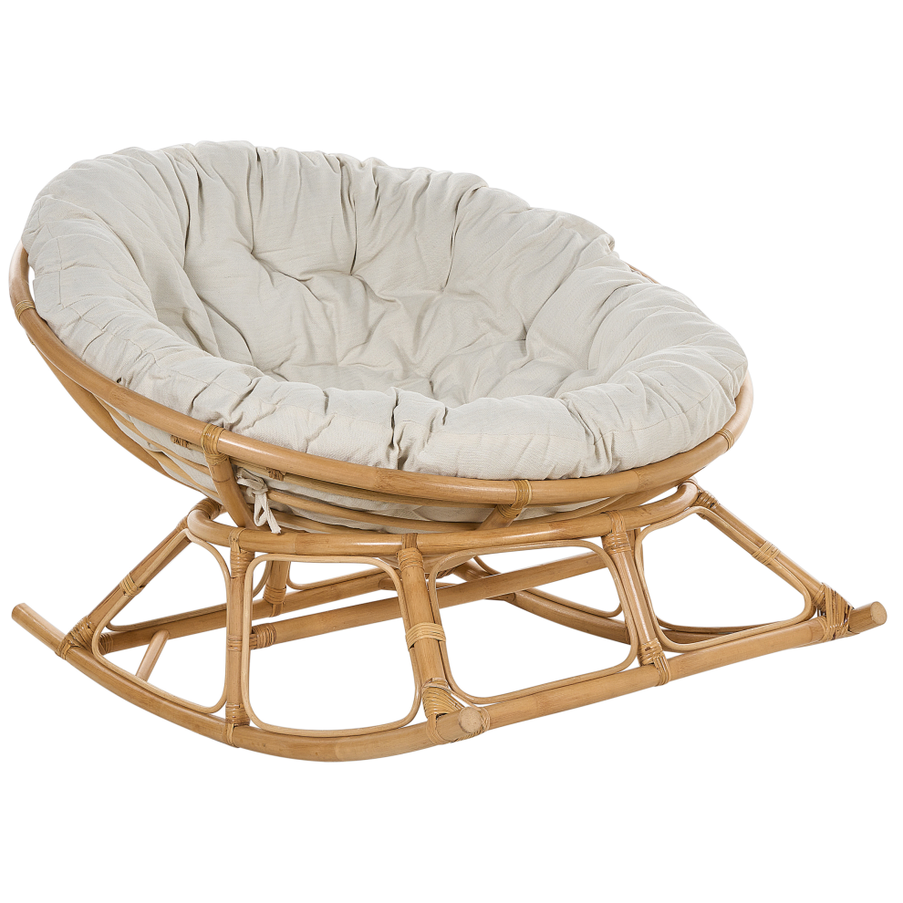 Rocking Chair ORVIETO Rattan Natural