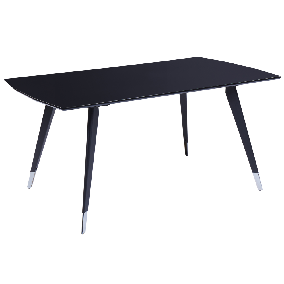 Dining Table MOSSLE Black 160 cm 90 cm