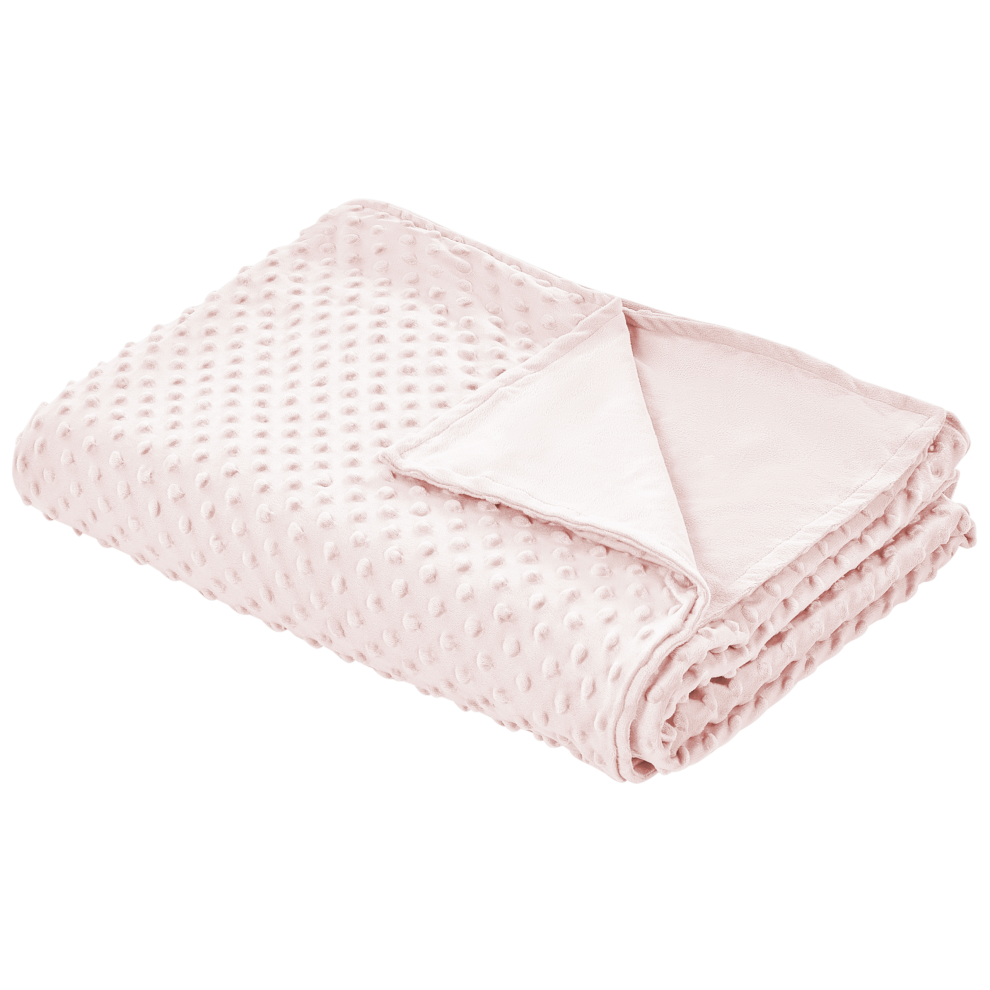 Weighted Blanket Cover 800 CALLISTO 120 x 180 cm Pastel Pink