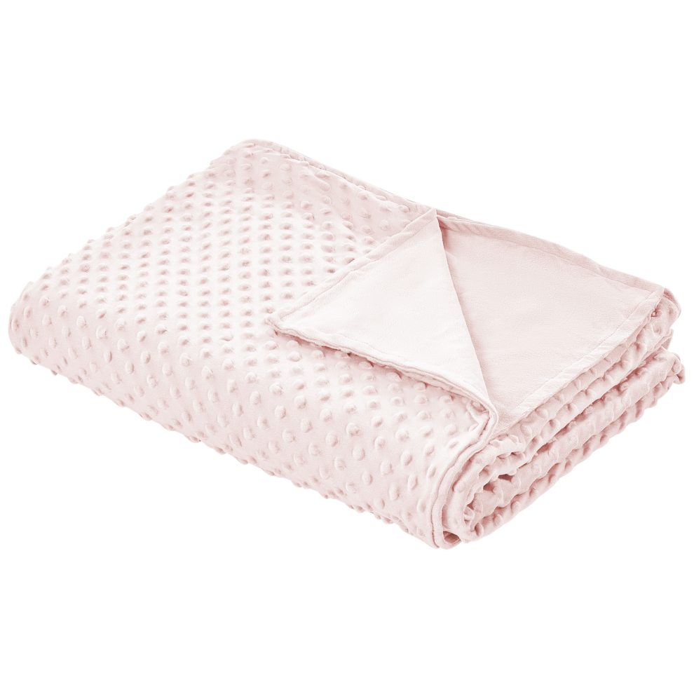 Weighted Blanket Cover 1000 CALLISTO 135 x 200 cm Pastel Pink