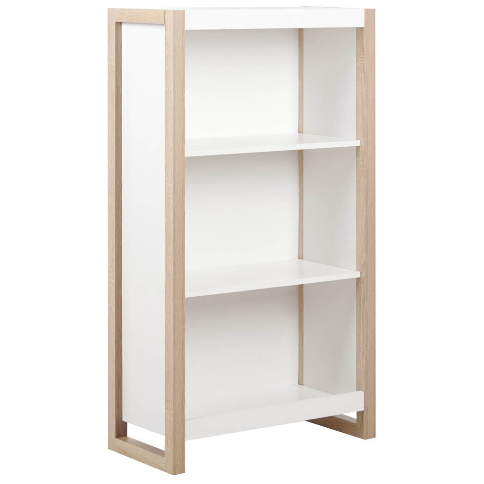 3 Tier Bookcase JOHNSON White