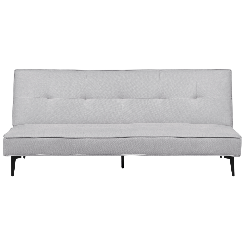 Sofa Bed ESSVIK Fabric Light Grey 3 Seater