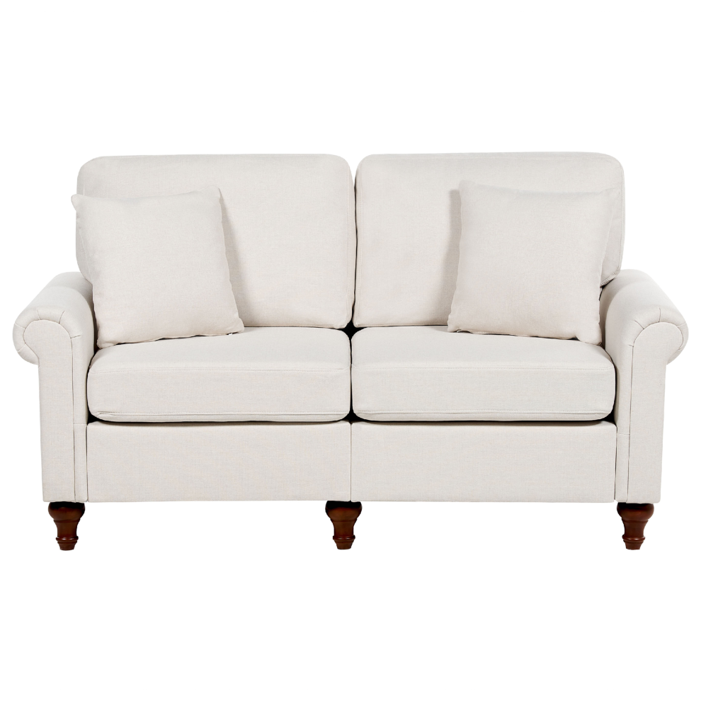 Sofa GINNERUP Fabric Light Beige 2 Seater