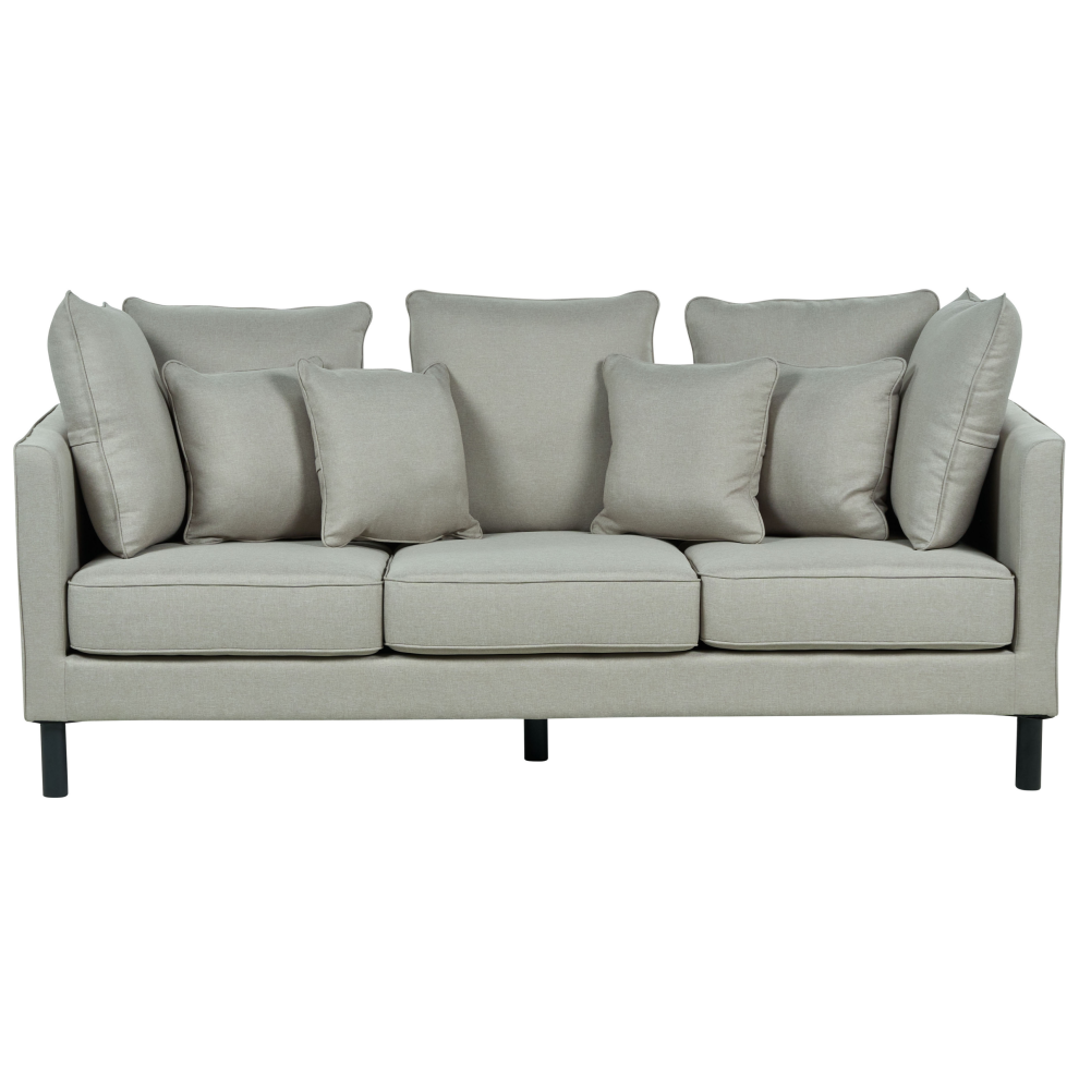 Sofa FENSTAD Fabric Light Grey 3 Seater
