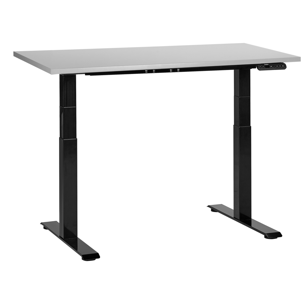 Electric Adjustable Standing Desk 120 x 72 cm Grey and Black DESTINES