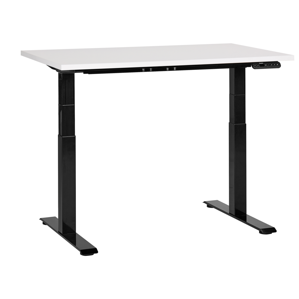 Electric Adjustable Standing Desk 120 x 72 cm White and Black DESTINES