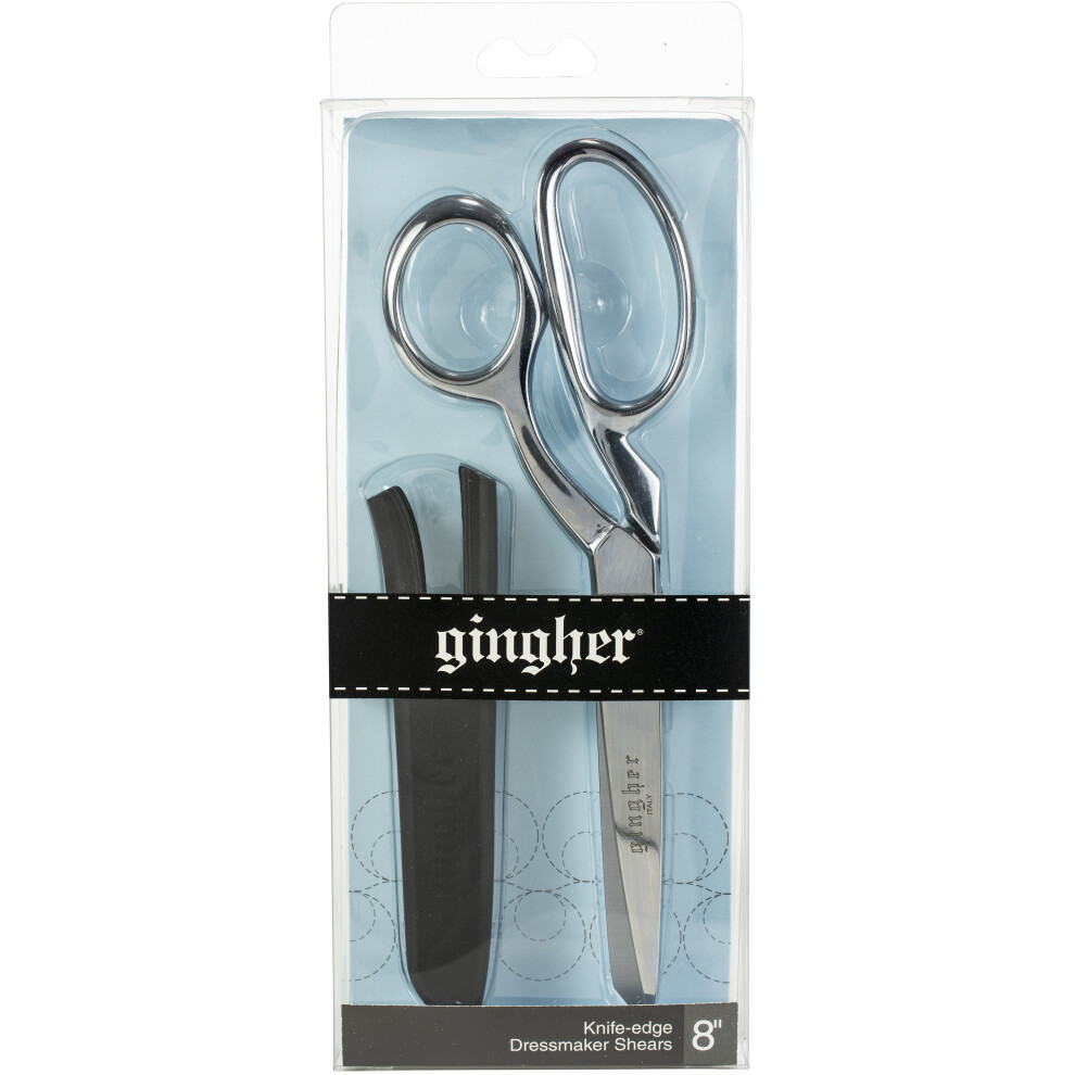 Gingher Knife Edge Dressmaker Shears 8"-W/Molded Nylon Sheath 01005288