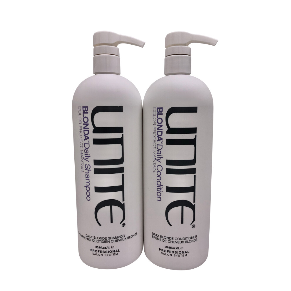 Unite Blonda Daily Shampoo & Blonda Daily Conditioner Set 33.8 OZ Each