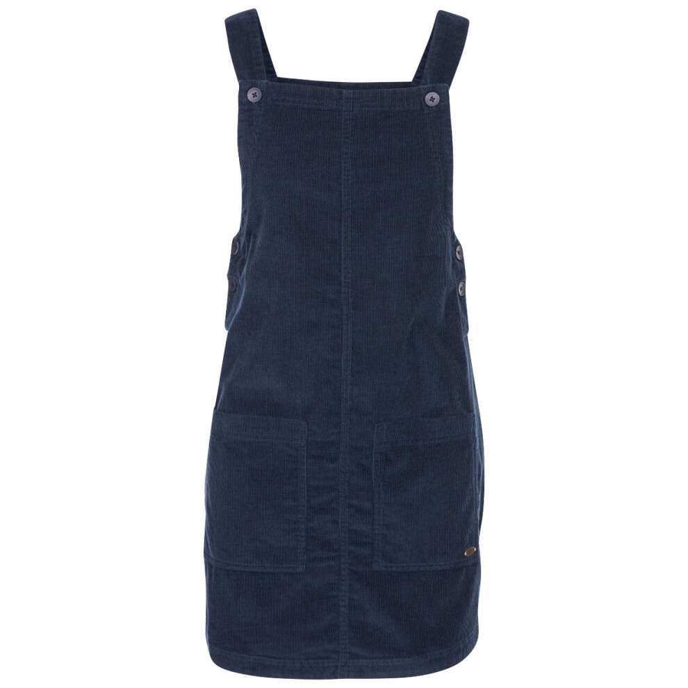 (18, Navy) Trespass Womens Pinafore Dress Cotton Twirl