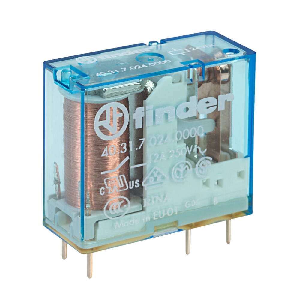 Finder 40.31.7.024.0000 24V Relay (Miniature) Spdt 10A Dc 8012823238883