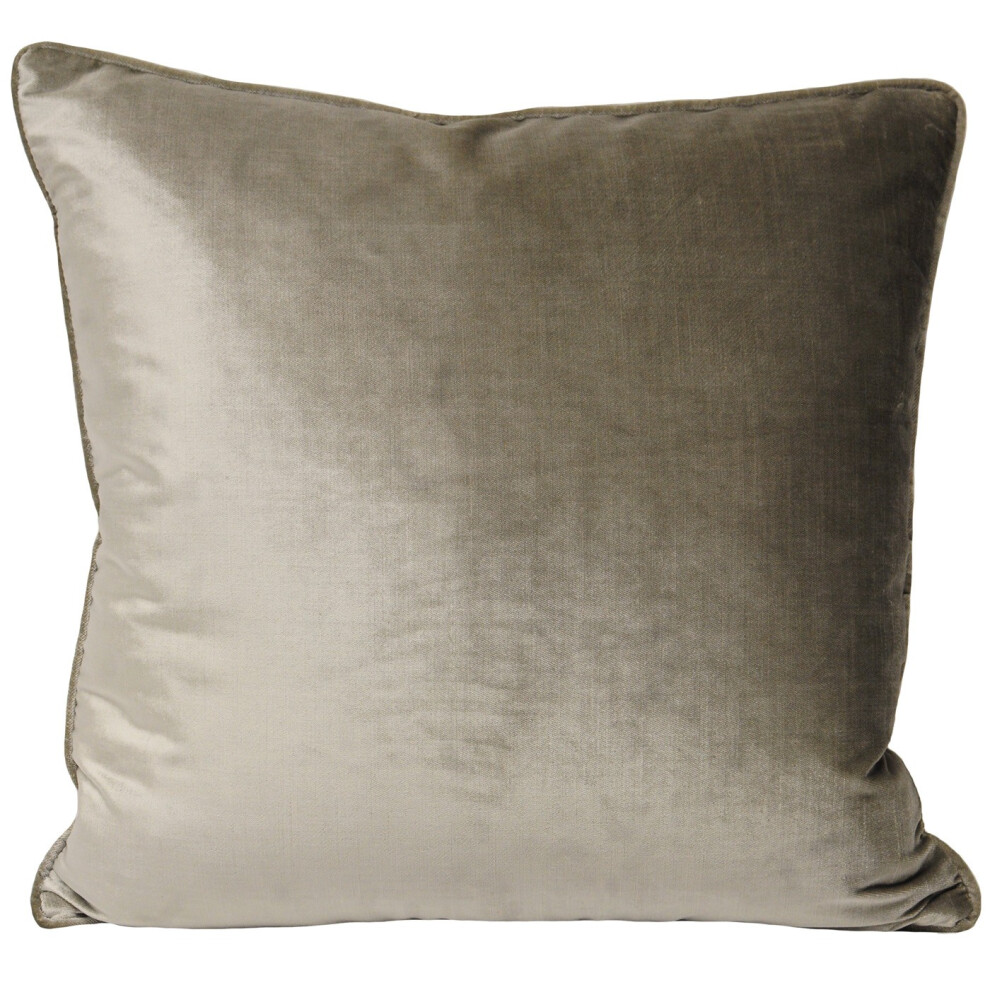 (55 x 55cm, Mink) Riva Home Luxe Velvet Cushion Cover