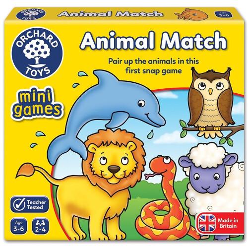 Orchard Toys Animal Match - Board Game