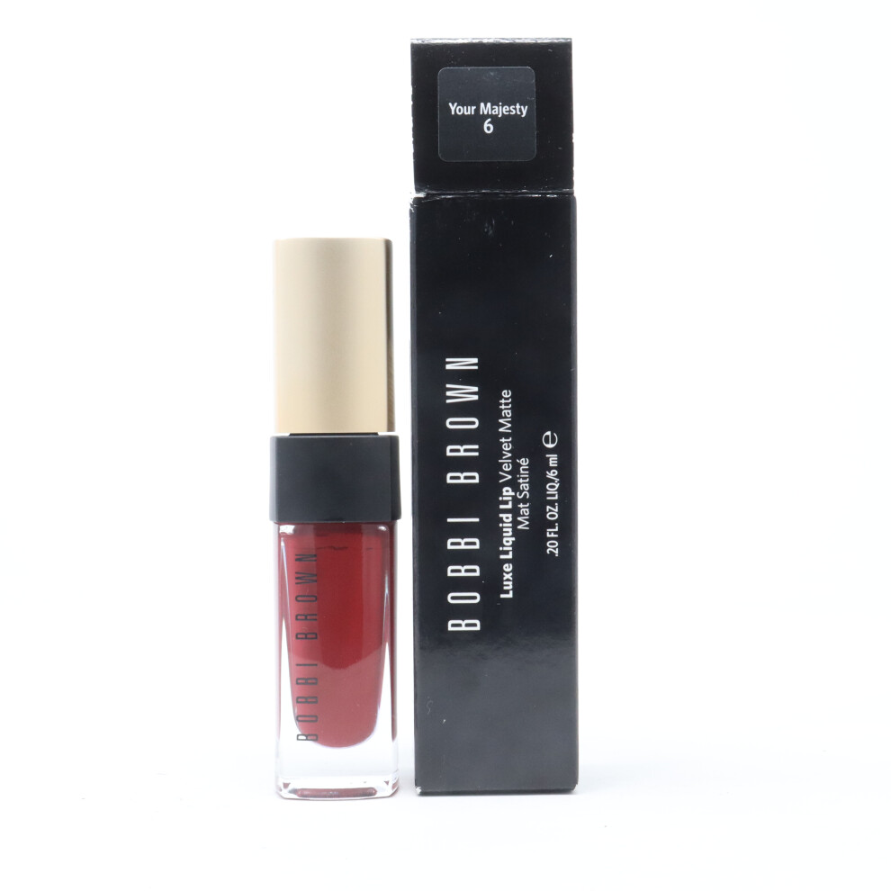 (Your Majesty 6) Bobbi Brown Luxe Liquid Lip Gloss 0.20oz/6ml New With Box