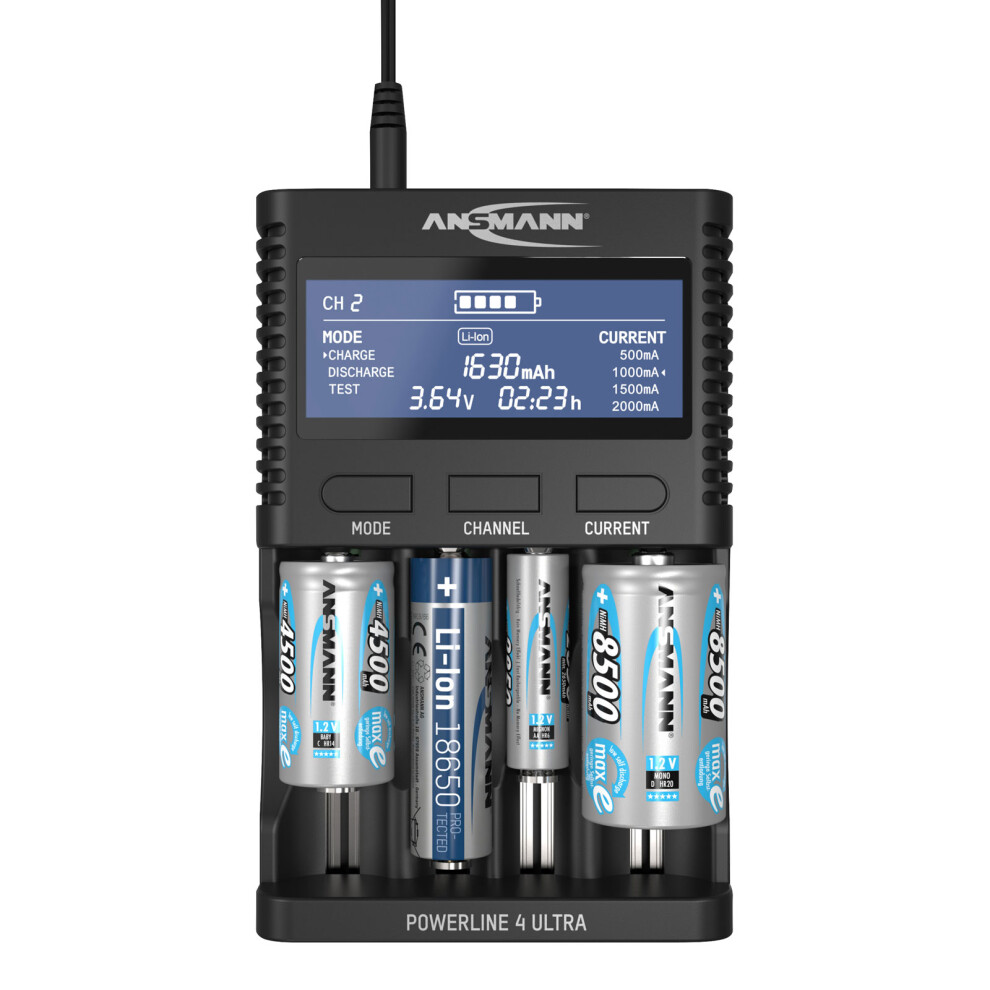 Ansmann 1001-0080-Uk Powerline 4 Ultra Uk 4013674161089
