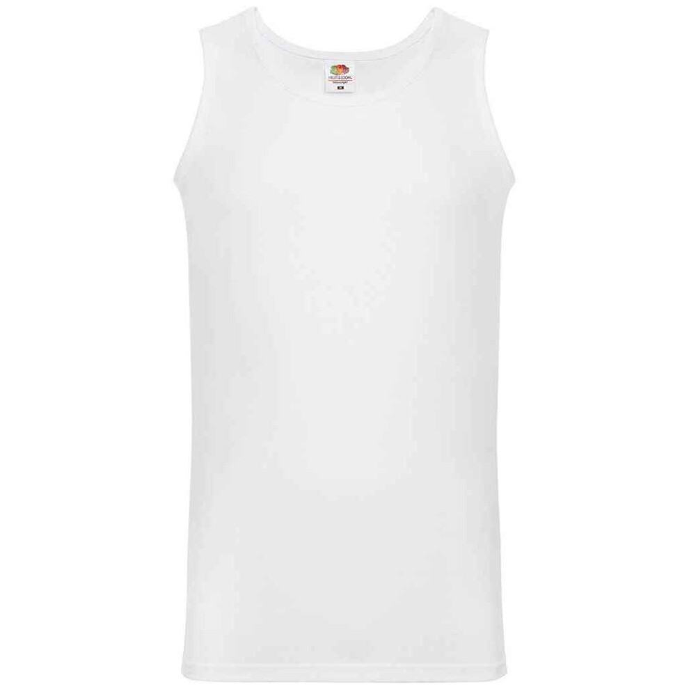 (XL, White) Fruit of the Loom Unisex Adult Vest Top