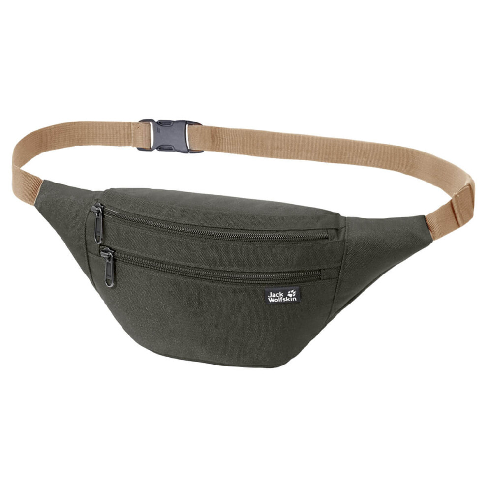 (One Size, Dark Moss) Jack Wolfskin 2021 Unisex Hokus Pokus 2 Litres Secret Pocket Travel Waist Bag