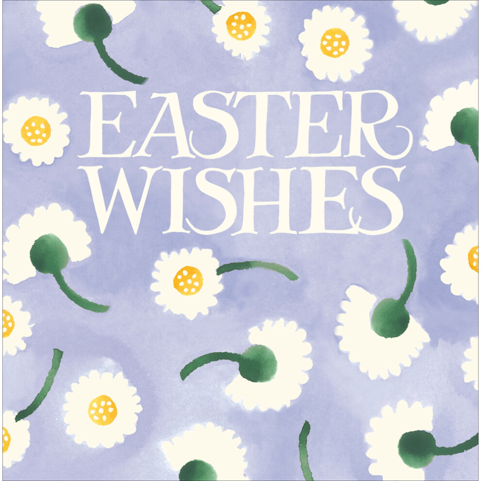 Emma Bridgewater Easter Wishes Hello, Daisies Artistic Easter Greeting Card