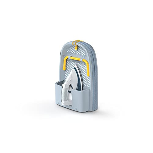 Joseph Joseph Joseph Joseph Pocket Folding Space-Saving, compacte tafelstrijkplank, standaardformaat, Grijs / Geel 1
