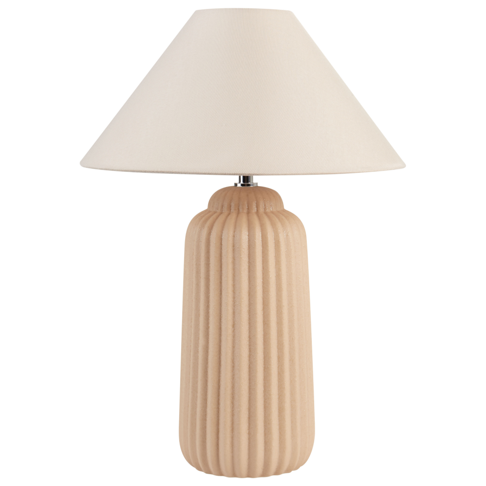 Ceramic Table Lamp Beige NURIA