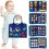 (Blue) Learning Childrens Board Early Education Life Practice Dressing Felt Busy Board 1