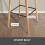 Homcom HOMCOM 2 PCs Upholstered Bucket Seat Bar Stools w/ Solid Wood Legs Grey 4