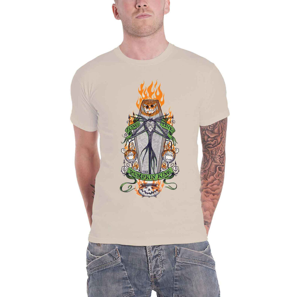 Orange Flames Pumpkin King T Shirt