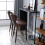 Homcom HOMCOM Bar Stools Set of 2, Dining Stools with Backrest, Footrest, Brown 7