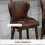 Homcom HOMCOM Bar Stools Set of 2, Dining Stools with Backrest, Footrest, Brown 5