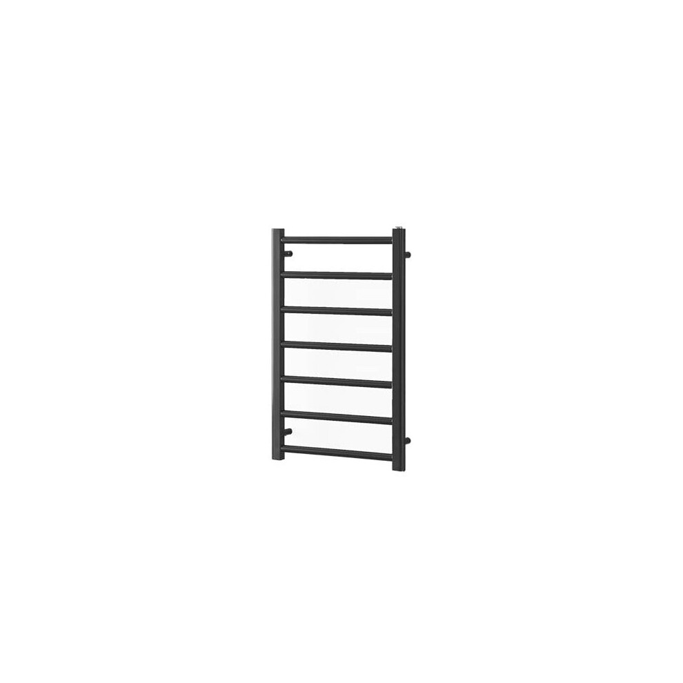 (80cm, Anthracite) ALPINE Anthracite Modern Heated Towel Rail / Warmer Bathroom Radiator - Central Heating