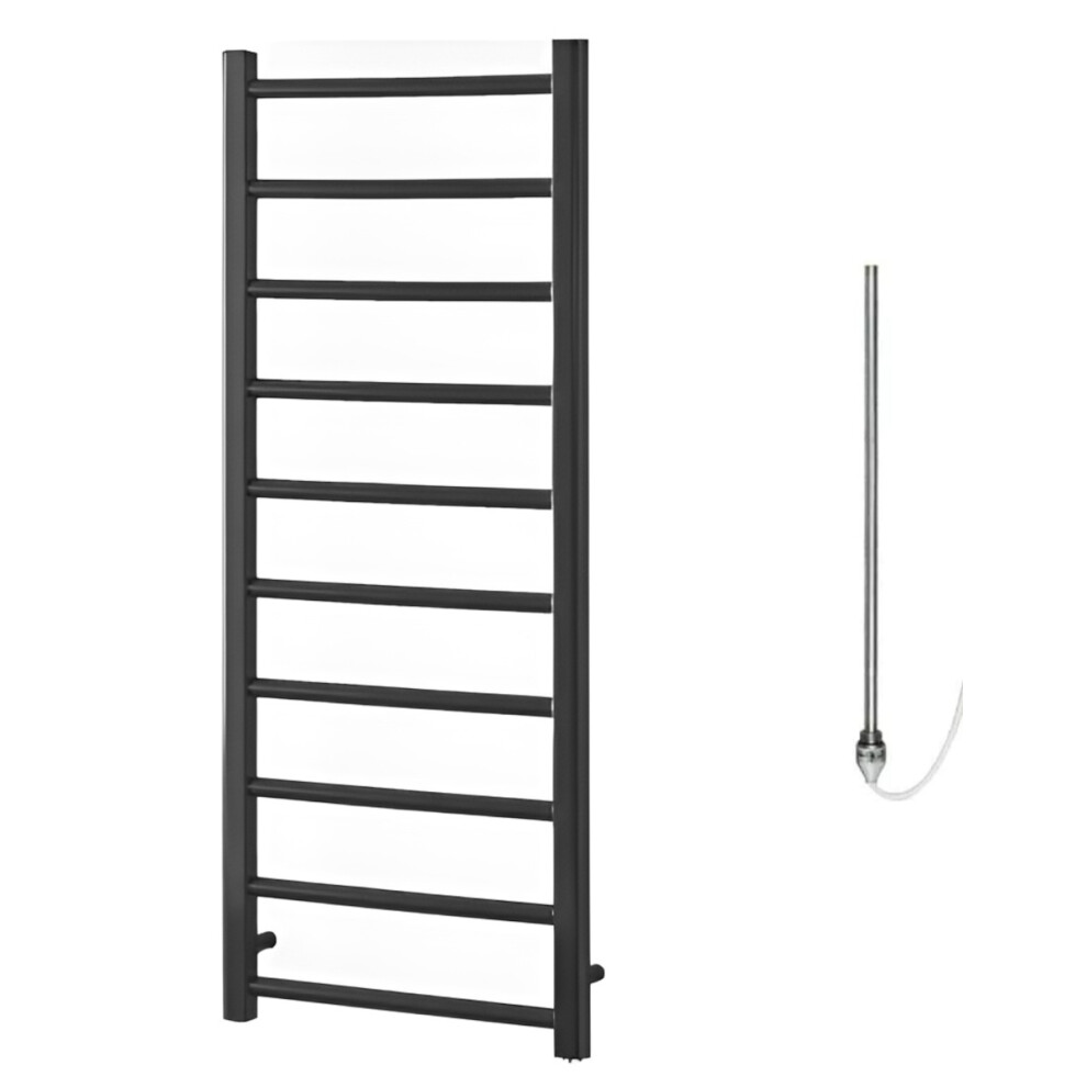 (120Cm, Anthracite) Alpine Anthracite Modern Heated Towel Rail / Warmer Bathroom Radiator Electric 5056046216269
