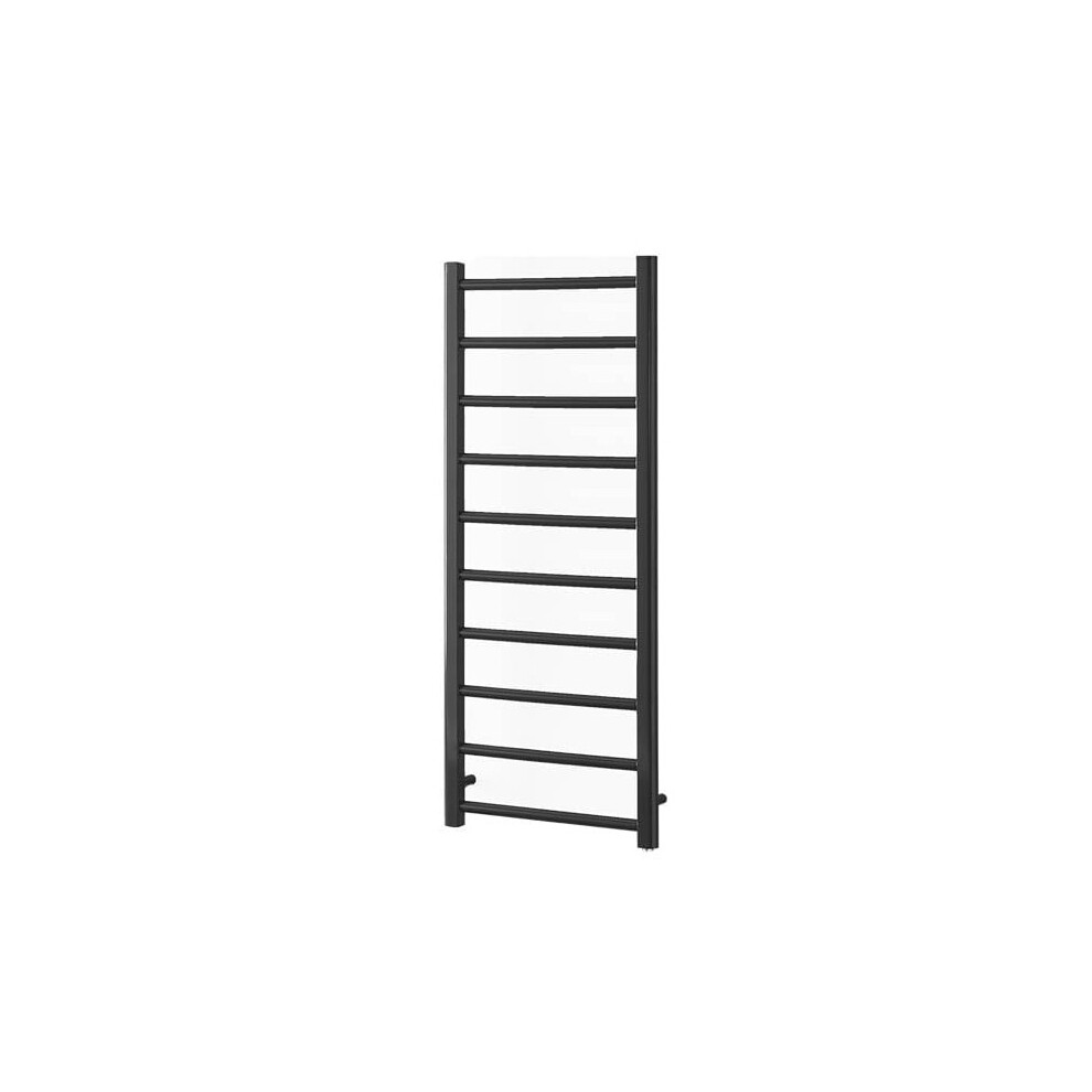 (120cm, Anthracite) ALPINE Anthracite Modern Heated Towel Rail / Warmer Bathroom Radiator - Central Heating