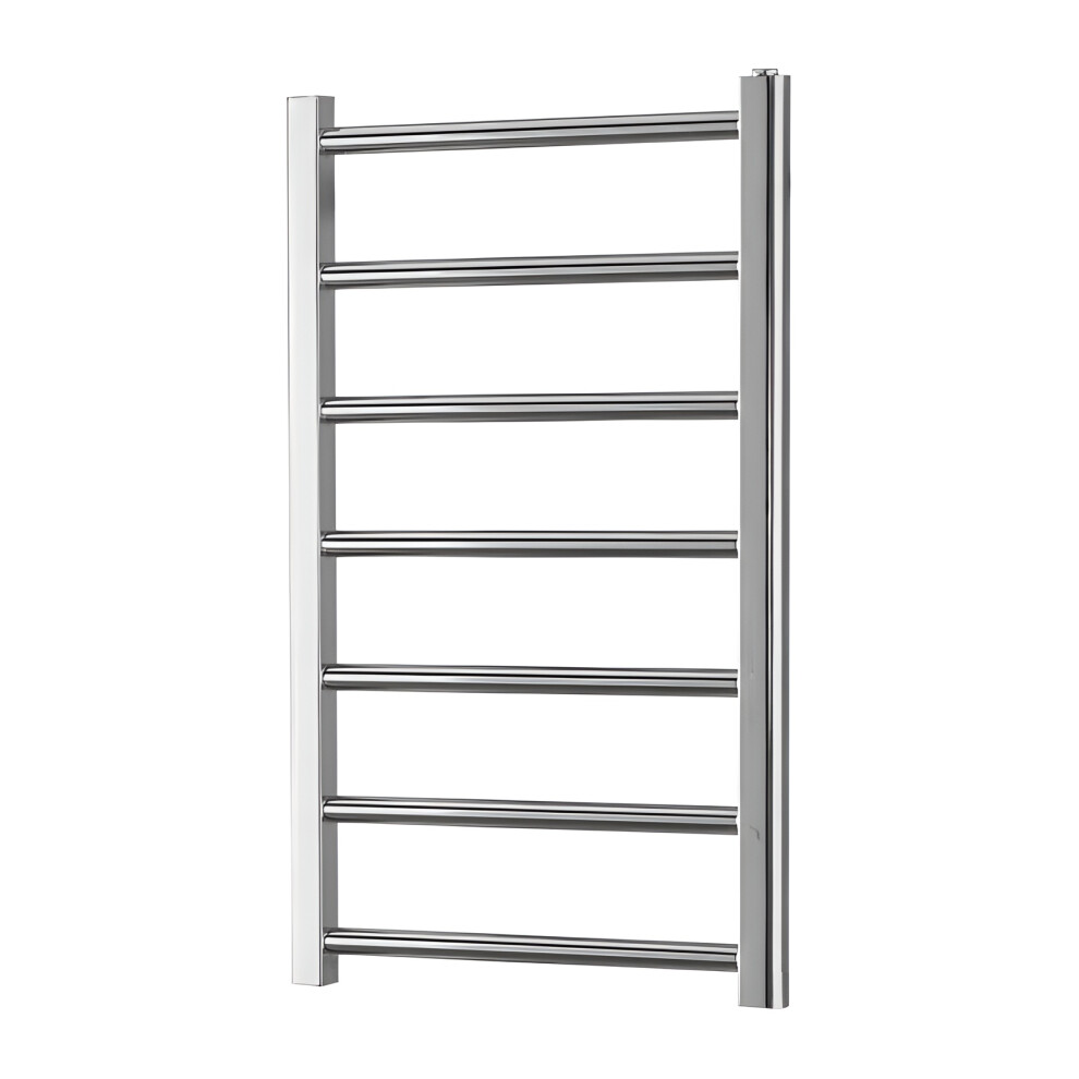 (80Cm) Alpine Modern Heated Towel Rail / Warmer / Radiator, Chrome - Central Heating 5056046216191