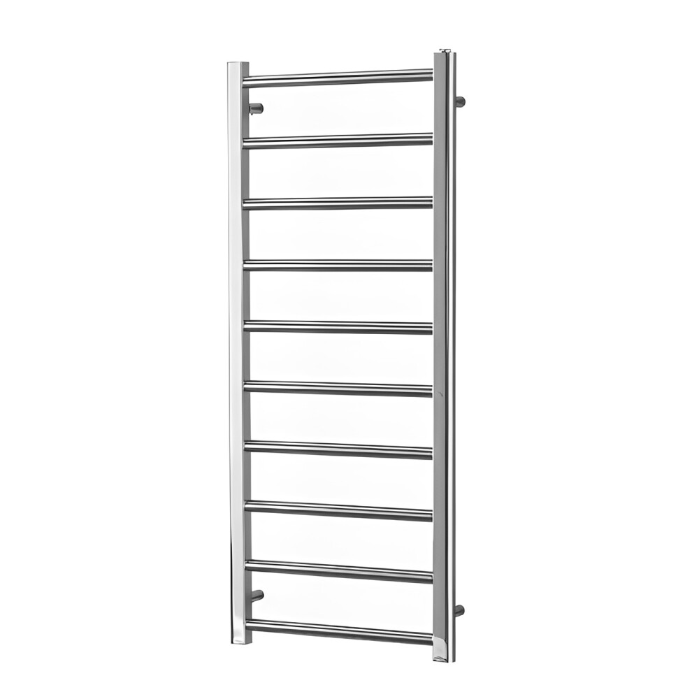 (120Cm) Alpine Modern Heated Towel Rail / Warmer / Radiator, Chrome - Central Heating 5056046216207
